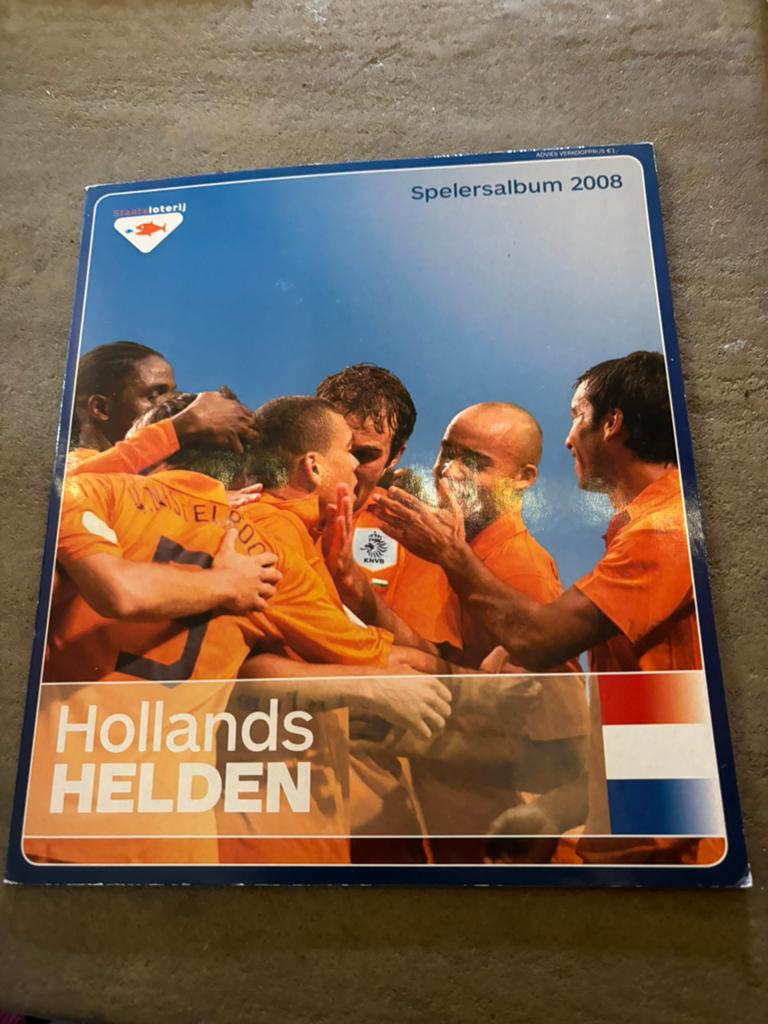 Hollandse Helden 2008 met 24 kaartjes (1 dubbel), Ophalen of Verzenden