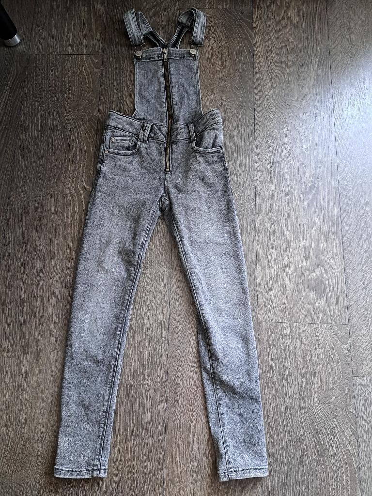Meisjes Spijker Tuinbroek Broek  Blue Ridge - 134  jusa17, Broek, Meisje, Ophalen of Verzenden, Zo goed als nieuw