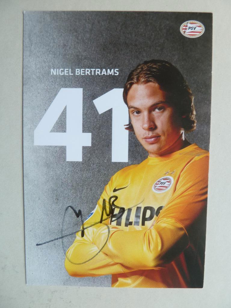 Spelerskaart. Nigel.Bertrams.  PSV  2012/2013, Ophalen of Verzenden, Zo goed als nieuw, PSV, Spelerskaart