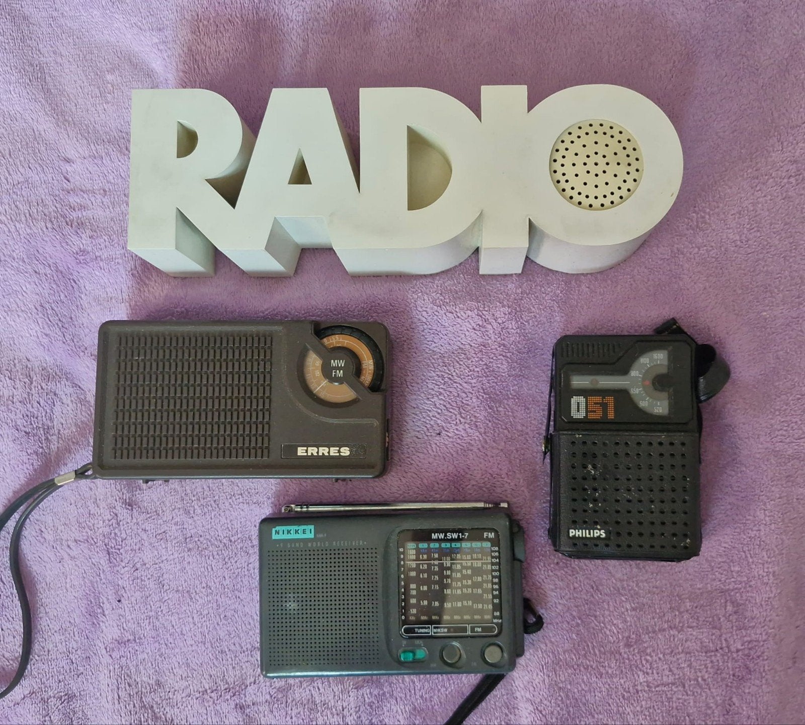 Vintage radio  vier stuks, Verzamelen, Ophalen of Verzenden, Huis en Inrichting