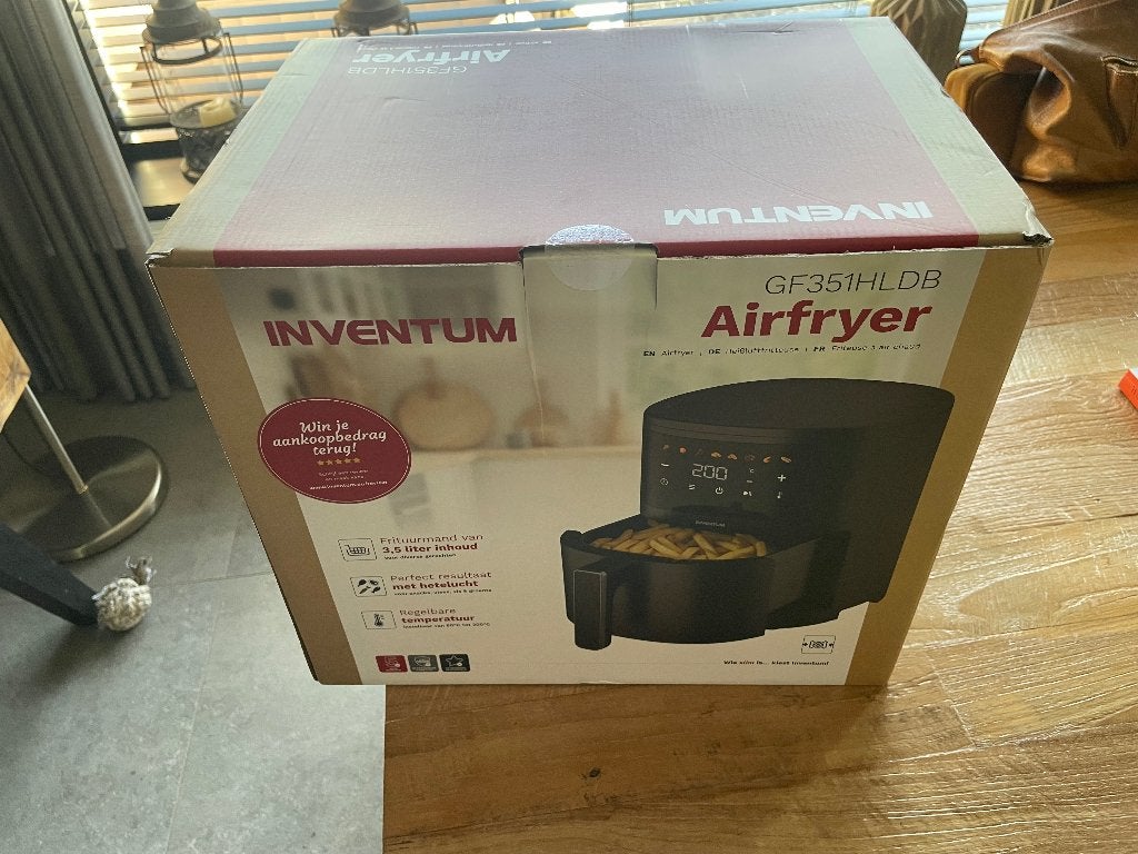 Nog nieuw in doos invetum Airfryer, Ophalen of Verzenden, Nieuw, Airfryer