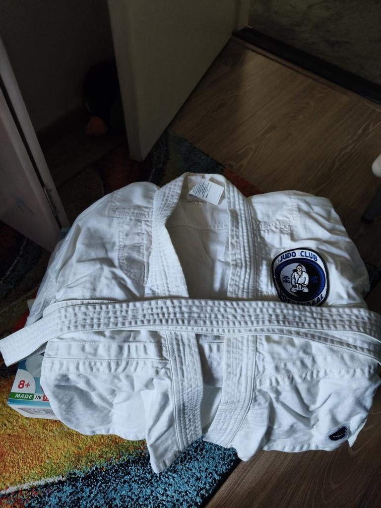 Judo jas met band., Maat XS of kleiner, Ophalen, Judo