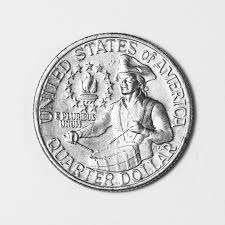 Amerika - 25 cent 1776-1976 - Circulated, Postzegels en Munten, Munten | Amerika, Ophalen of Verzenden, Noord-Amerika, Losse munt