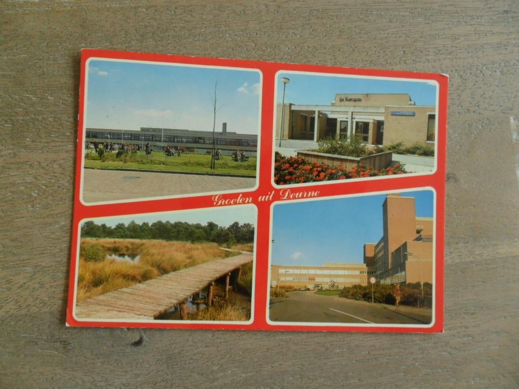 Deurne, de Vierspan 1980, Verzamelen, Ansichtkaarten | Nederland, Verzenden, 1980 tot heden, Gelopen, Noord-Brabant