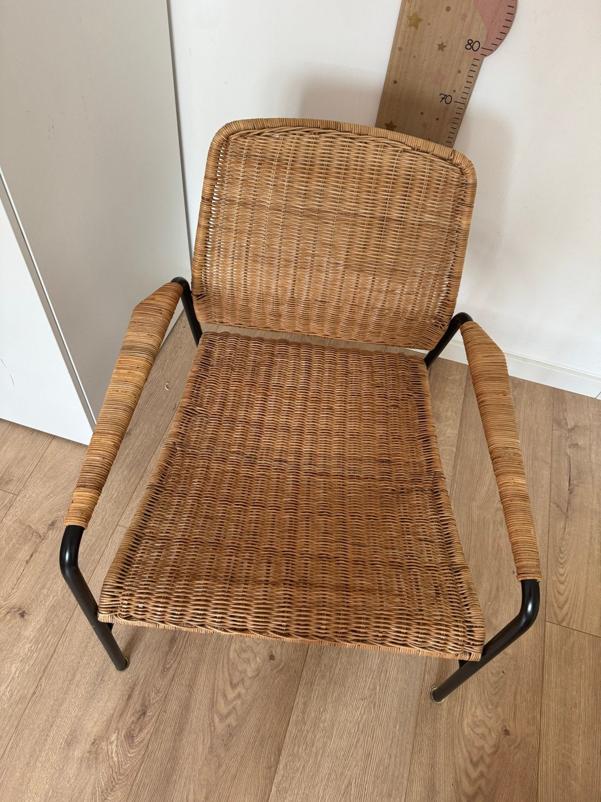 IKEA - Rotan stoel ULRISKBERG, Ophalen, Gebruikt, Bruin, Metaal