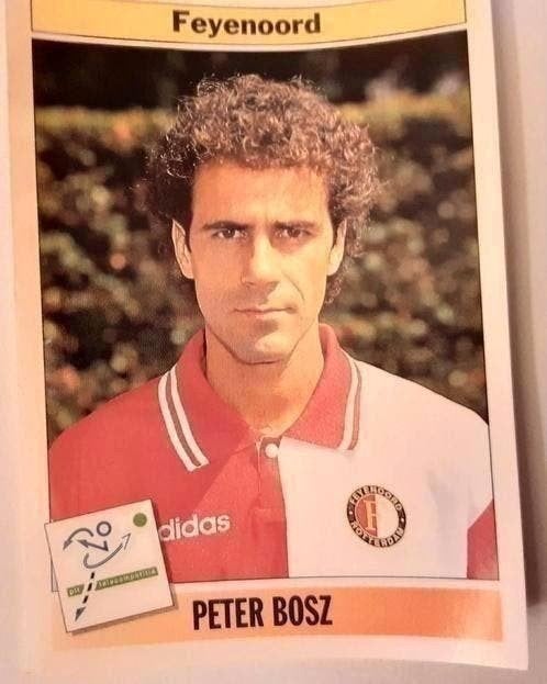 Panini voetbal 95 Feijenoord 42 Peter Bosz, Verzamelen, Ophalen of Verzenden, Zo goed als nieuw, Ajax, Poster, Plaatje of Sticker