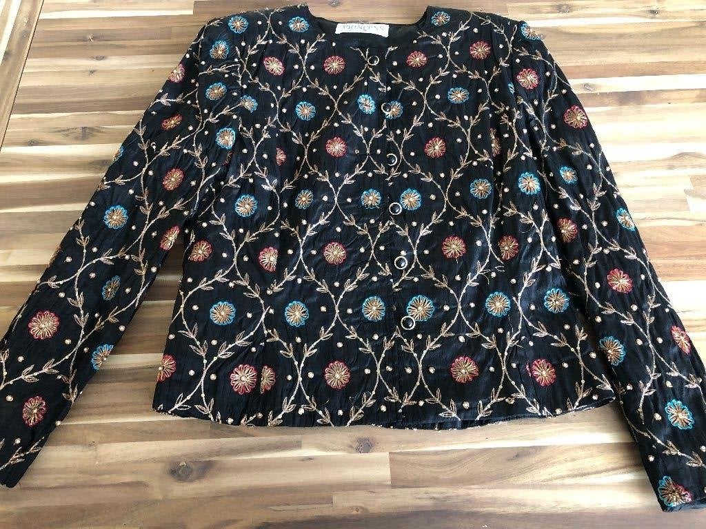 vintage dames jasje, Maat 38/40 (M), Overige kleuren, Ophalen of Verzenden, Zo goed als nieuw