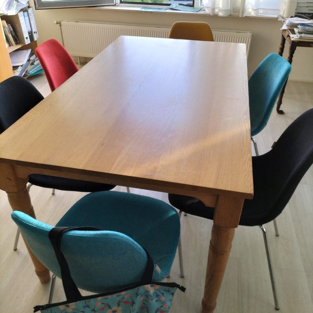 Dining Room Table, Ophalen, Gebruikt, Eikenhout, 50 tot 100 cm