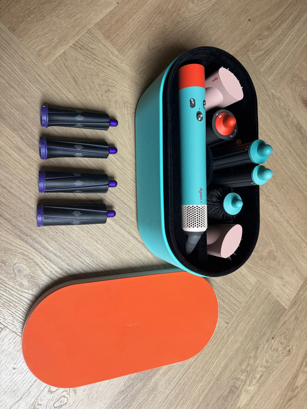 Dyson Airwrap Complete Long met accessoires, Ophalen of Verzenden, Zo goed als nieuw, Haarverzorging