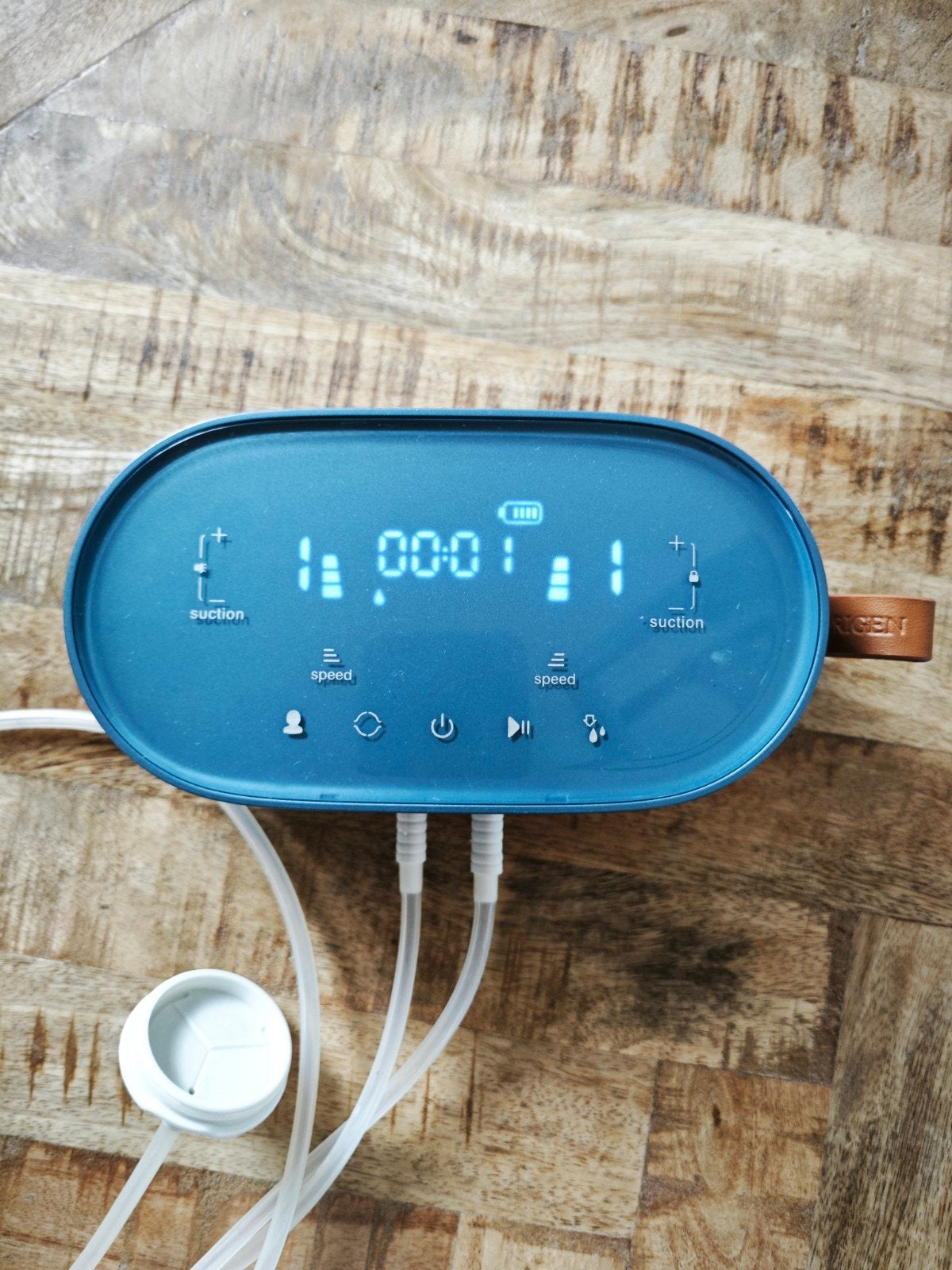 Horigen Elody dubbele borstkolf met handsfree cups, Borstkolf, Ophalen of Verzenden, Zo goed als nieuw, BPA-vrij
