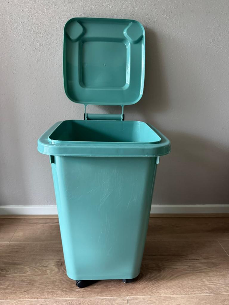 Container lichtgroen  32 liter (kwantum), Ophalen, Kunststof