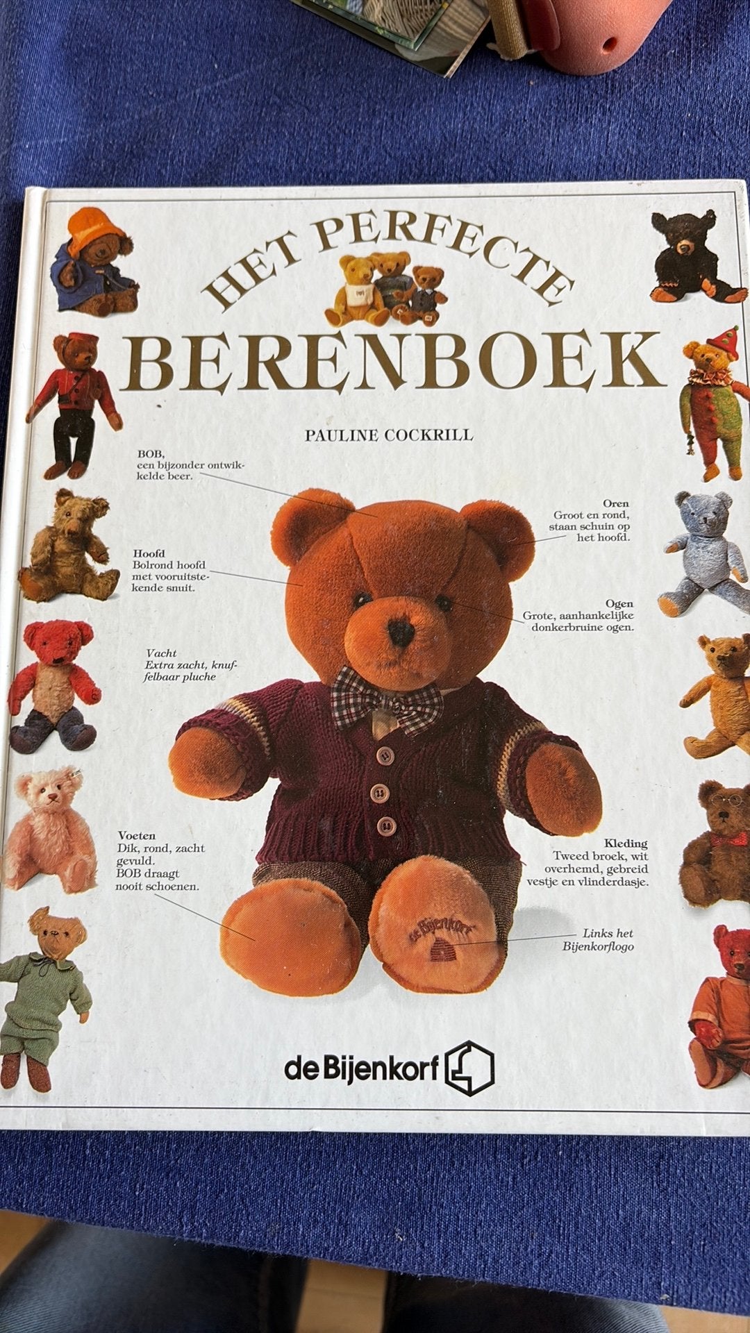 Het perfecte berenboek Bijenkorf, Ophalen of Verzenden, Zo goed als nieuw, Stoffen beer, Overige merken
