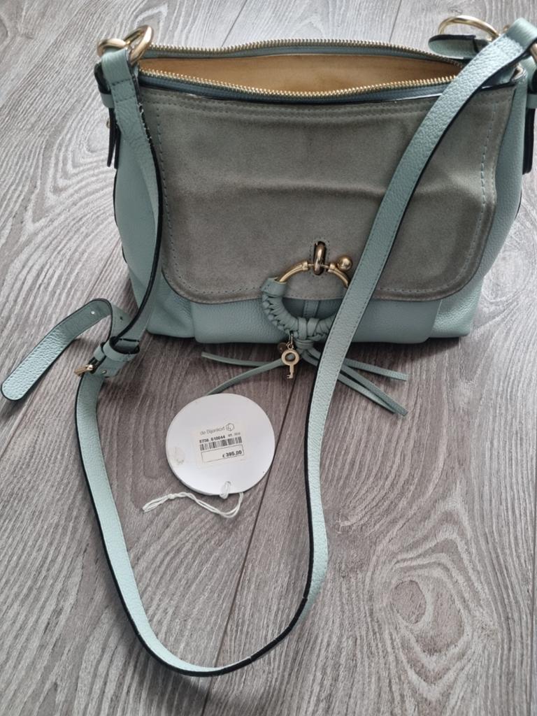 Chloé crossbody, Ophalen of Verzenden, Gebruikt, Groen, Schoudertasje