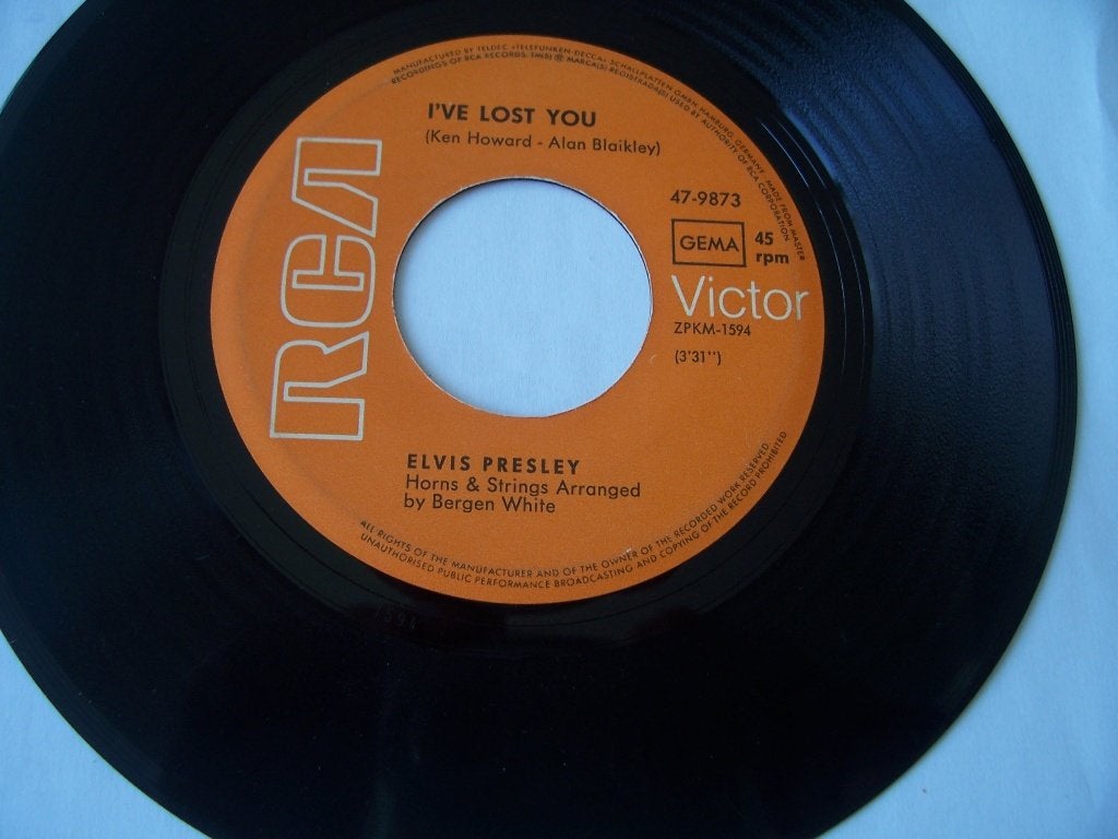 Elvis Presley / RCA 47-9873 / I've lost you, Cd's en Dvd's, Gebruikt, Overige genres, 7 inch, Ophalen of Verzenden
