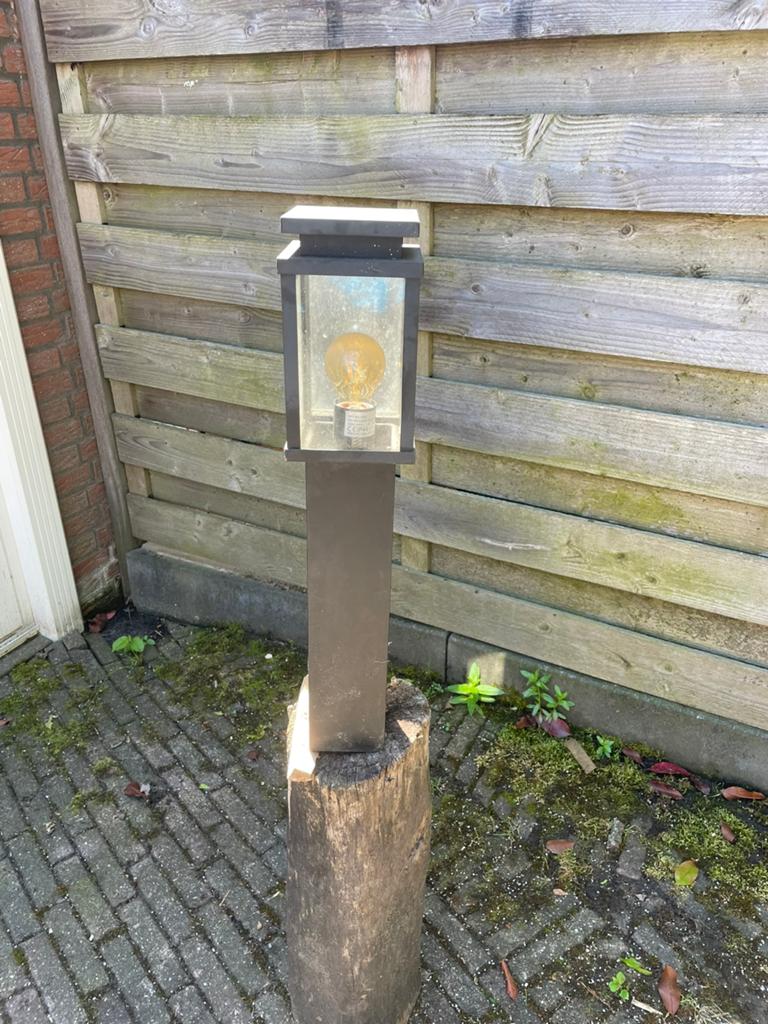 Mooie buitenlamp, Ophalen, Wandlamp, Aluminium, Netvoeding