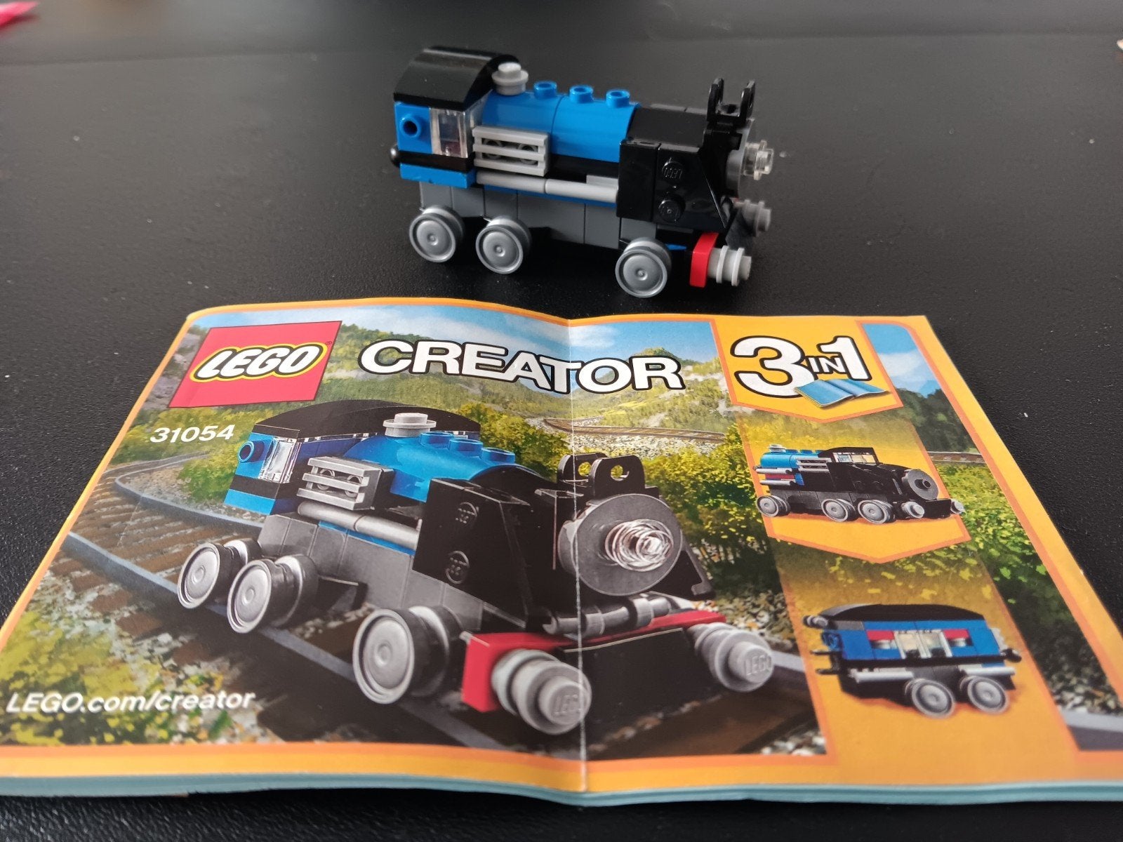 LEGO Creator 31054 Blauwe locomotief 3-in-1, Ophalen of Verzenden, Zo goed als nieuw, Overige merken