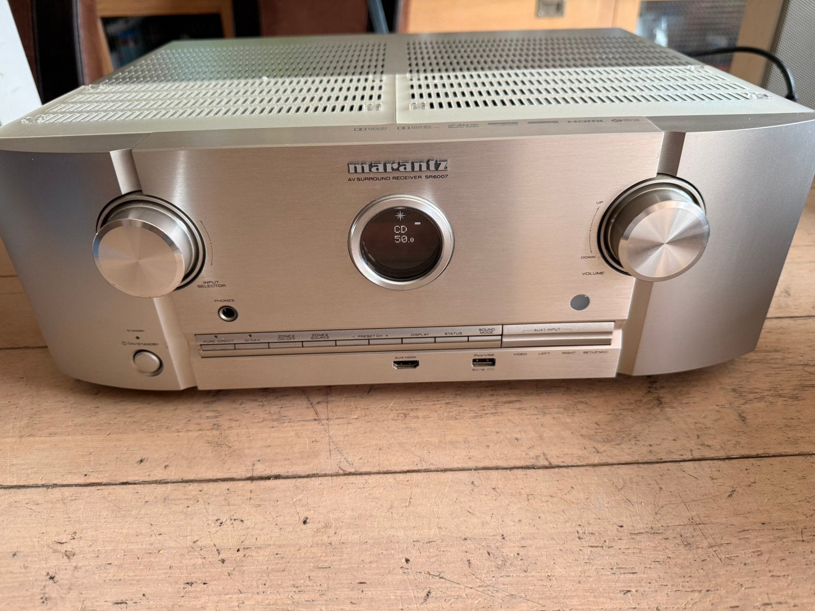 Marantz sr-6007 7.1 receiver zie foto’s, Marantz, Ophalen of Verzenden, Zo goed als nieuw, 60 tot 120 watt