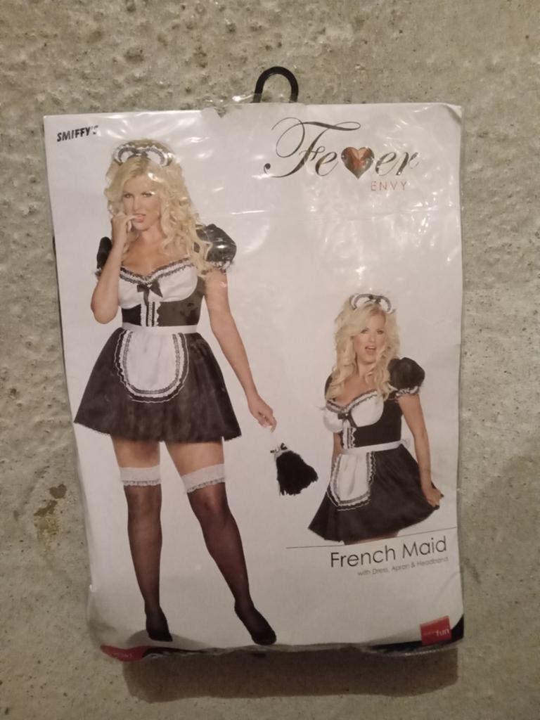 Smiffy's french maid dienstmeisje jurk XL maat 48/50 NIEUW, Maat 46/48 (XL) of groter, Nieuw, Ophalen of Verzenden, Overige thema's