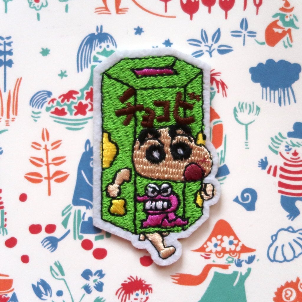 Crayon Shin Chan opstrijkplaatje patch badge embleem appliqu, Verzenden, Nieuw, Overige applicaties