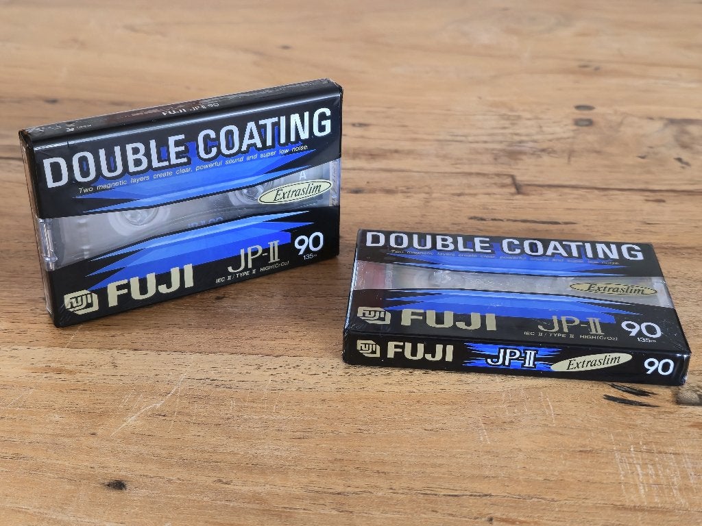 2x Fuji JP-II 90 Type II cassetteband – nieuw/geseald, 2 t/m 25 bandjes, Overige genres, Ophalen of Verzenden, Nieuw in verpakking