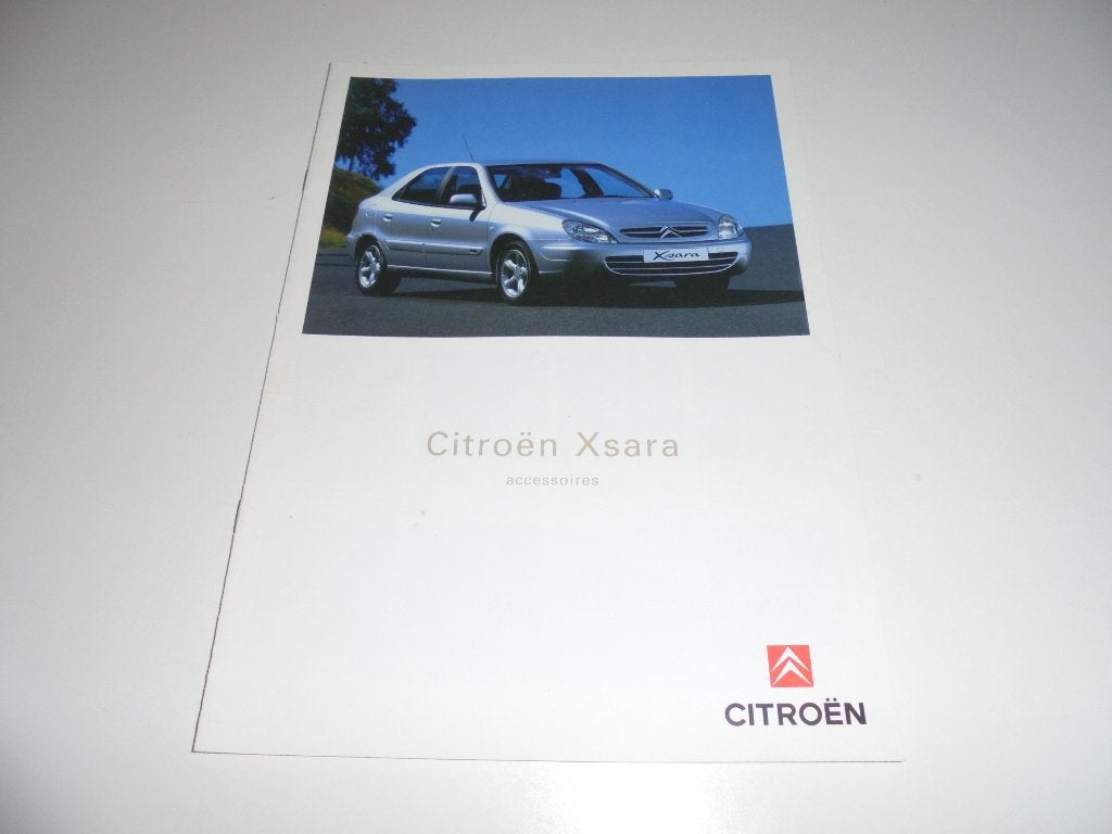 brochure Citroen Xsara accessoires  2002, Ophalen of Verzenden, Zo goed als nieuw, Citroën