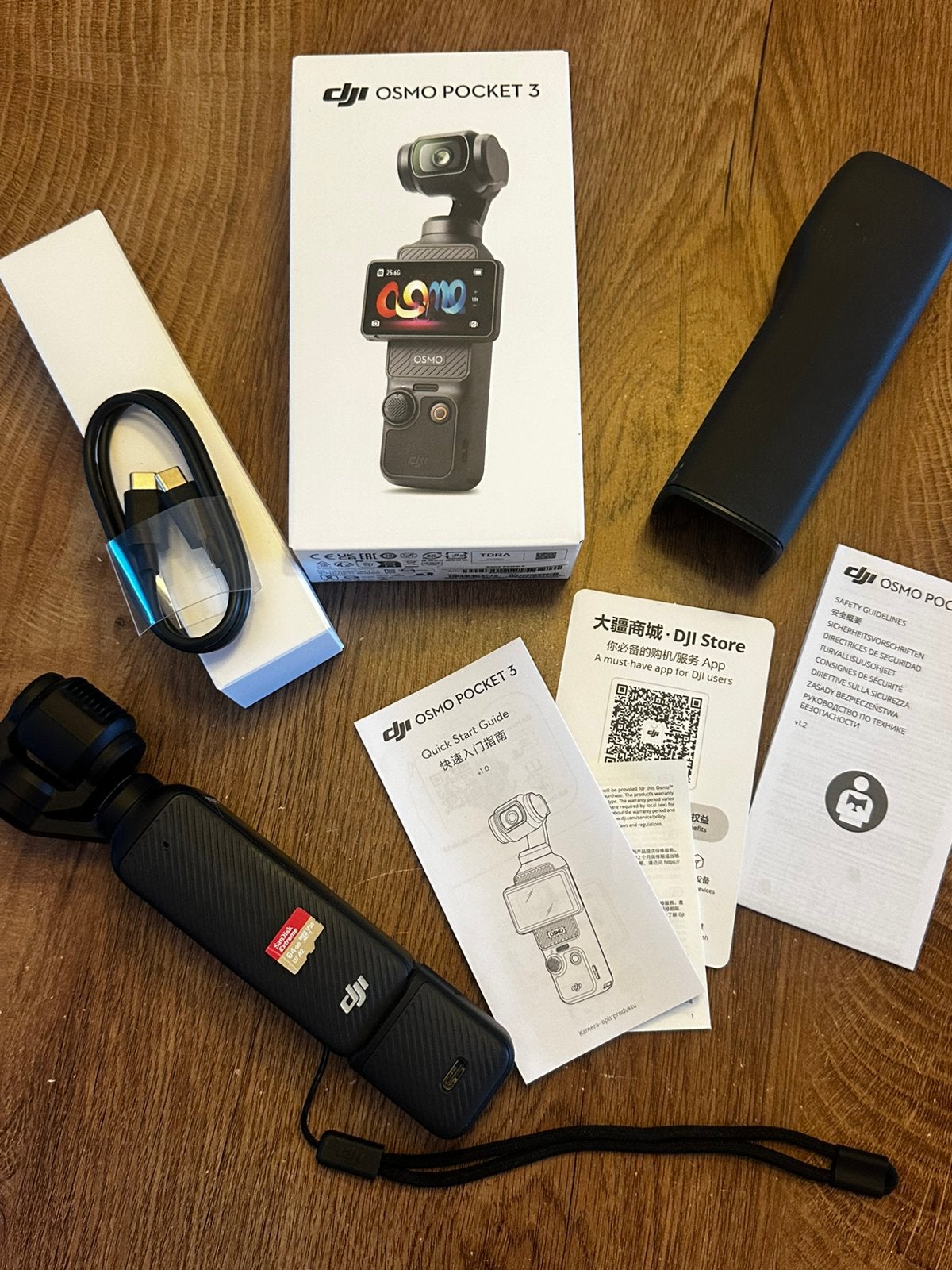 DJI Osmo Pocket 3 – Zo goed als nieuw | Garantie!!, Overige merken, Full HD, Overige soorten, Zo goed als nieuw