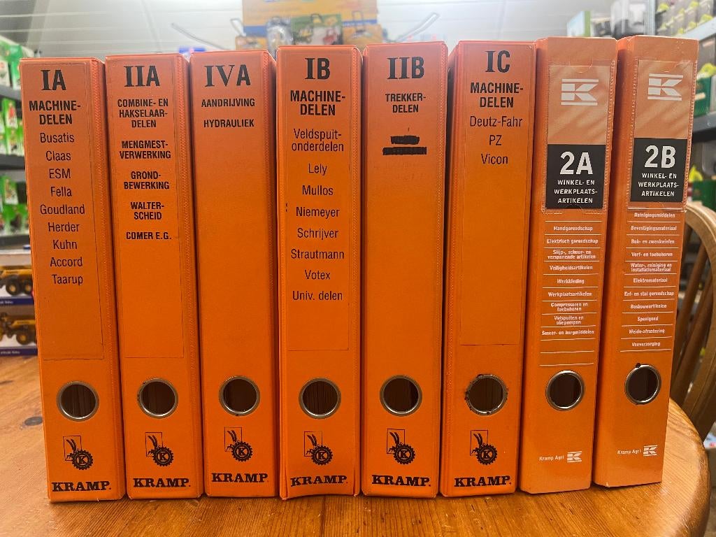 Kramp werkplaatsboeken - onderdelen - katalogus, Ophalen, Zo goed als nieuw, Nederland