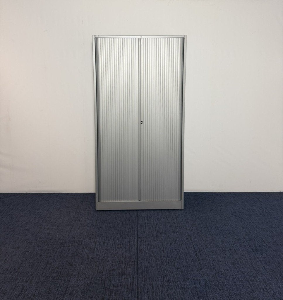 Roldeurkast Ahrend, aluminium, H 195 x B 100 x D 45 cm.