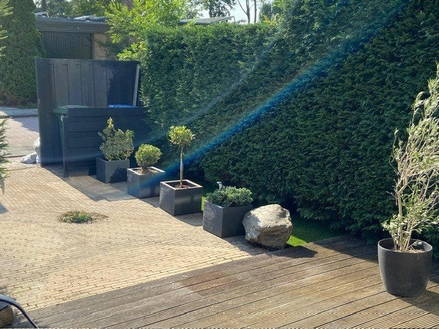 9m2 gebakken waaltjes / klinkers beige-geel, Ophalen, Gebruikt, Klinkers, 5 tot 10 m²
