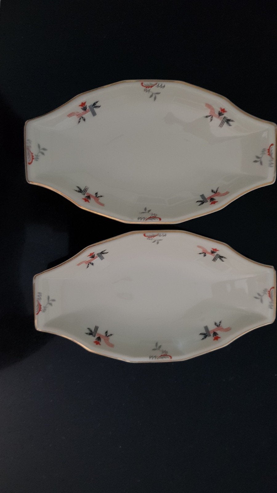 Twee genummerde antieke Art Deco Haas & Czjek Schlaggenwald, Ophalen of Verzenden