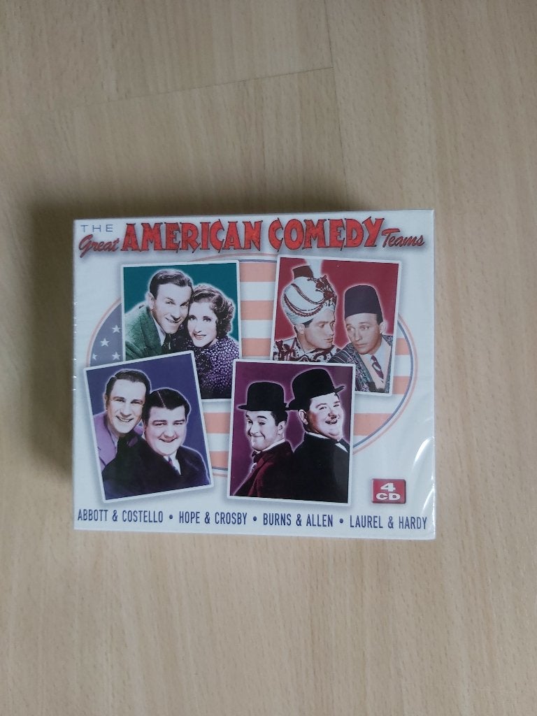 Great American Comedy 4 CDbox LaurelHardy,AbbottCostello, Overige genres, Overige typen, Ophalen of Verzenden, Nieuw in verpakking