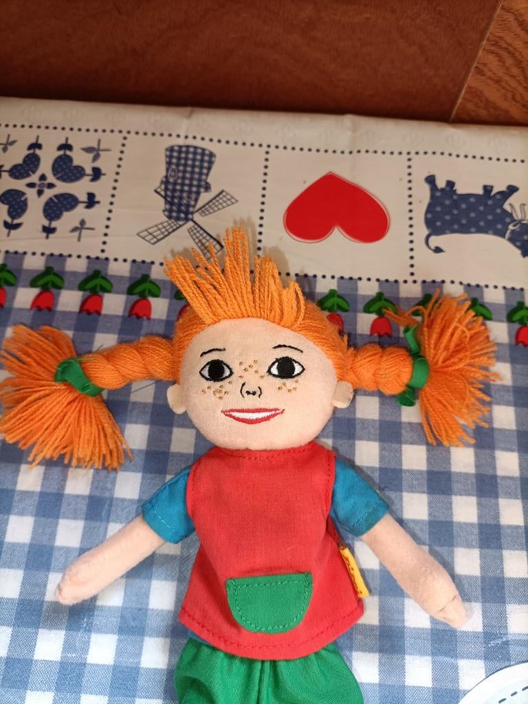 Pippi Langkous knuffel vintage 23 cm groot, Kinderen en Baby's, Speelgoed | Knuffels en Pluche, Ophalen of Verzenden, Zo goed als nieuw