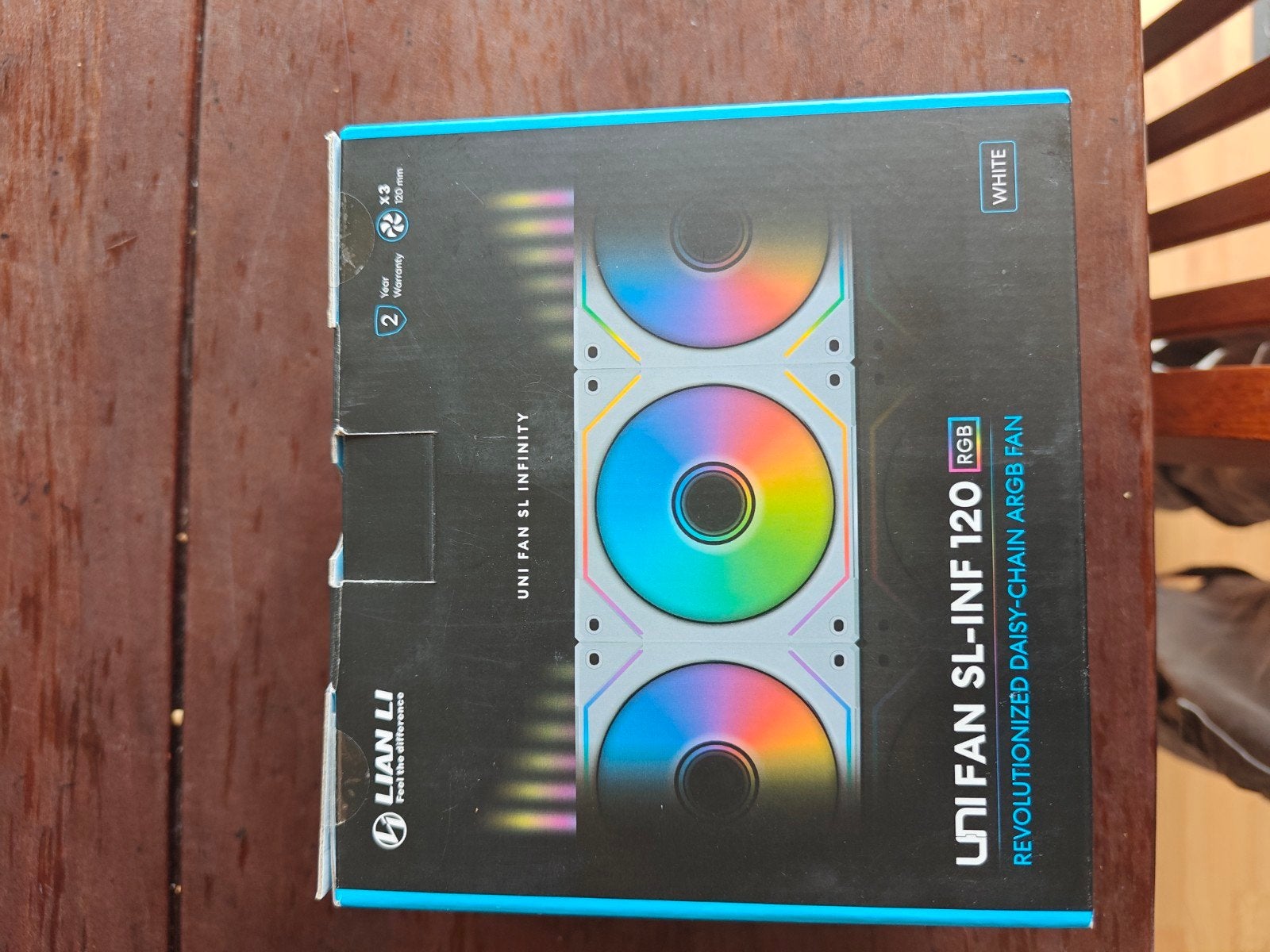 Lian Li Uni Fan SL-INF 120 RGB (3-pack) - Nieuw in doos, Computers en Software, Computerkoelers, Ophalen of Verzenden, Nieuw, Luchtkoeling