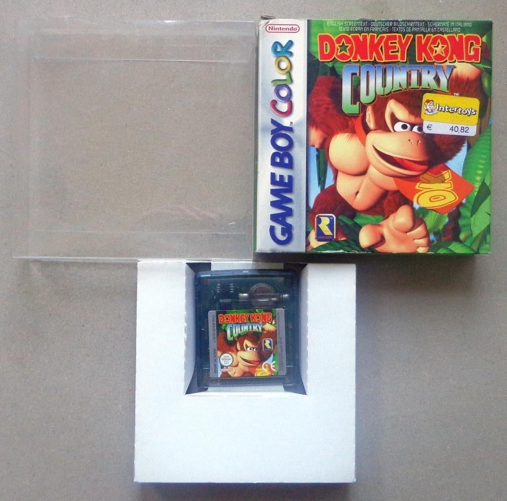 Donkey Kong Country voor de Gameboy Color + doosje, Spelcomputers en Games, Games | Nintendo Game Boy, Avontuur en Actie, 1 speler