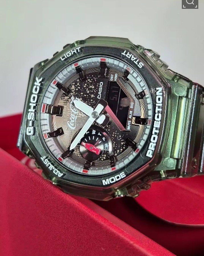 Casio coca cola, Sieraden, Tassen en Uiterlijk, Horloges | Dames, Overige merken, Kunststof, Polshorloge, Nieuw