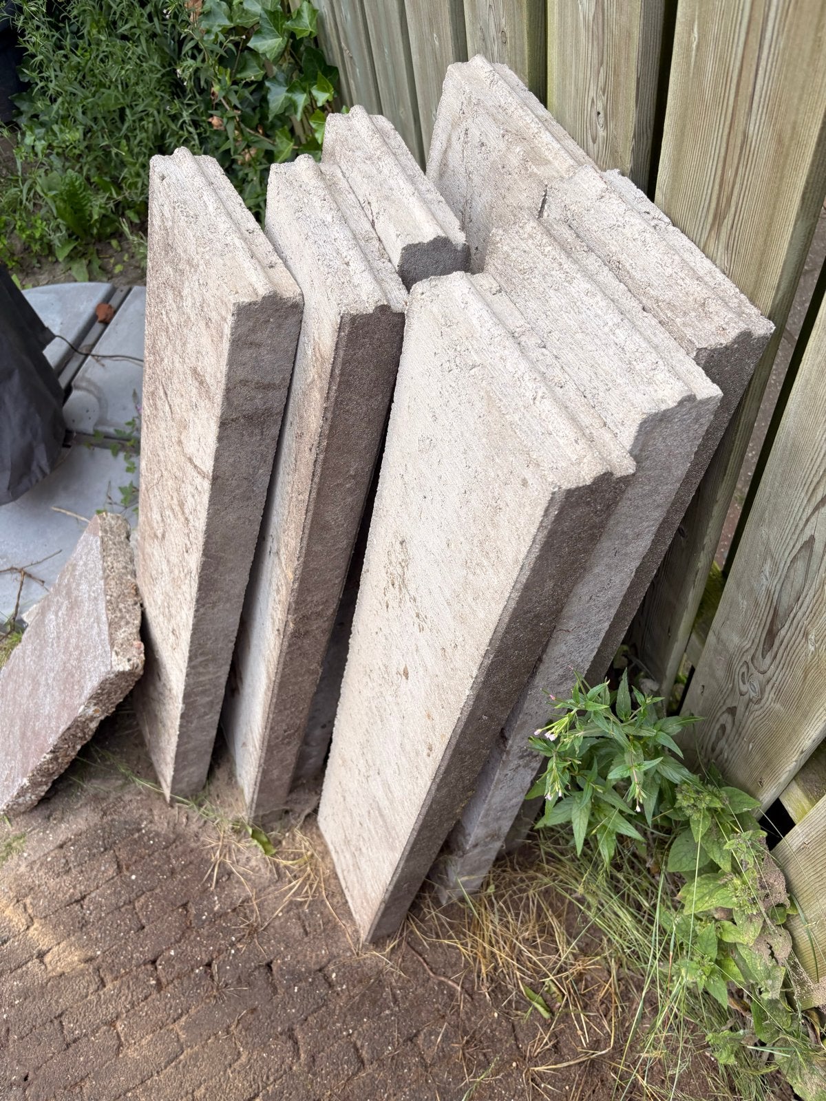 Gebruikte betonnen opsluitbanden/trottoirbanden, Ophalen, Gebruikt, Minder dan 5 m², Beton