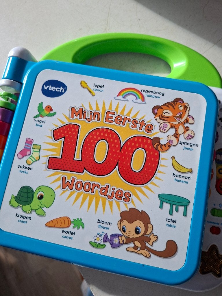 Geluidenboekje Vtech (mijn eerste 100 woordjes), Ophalen, Zo goed als nieuw, Overige typen