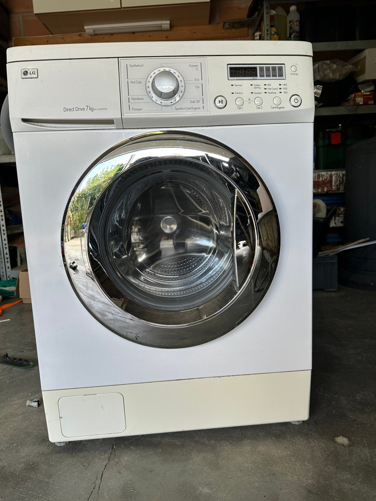 LG Direct Drive 7kg, Witgoed en Apparatuur, Ophalen, Gebruikt, Voorlader, 85 tot 90 cm