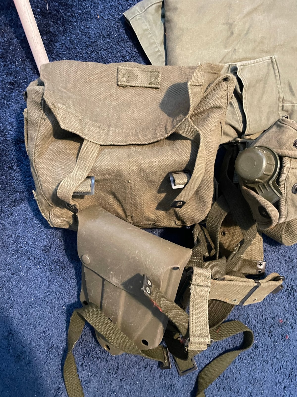 Compleet Leger Tenue met  Uitrusting - Jas, Broek, Veldfles, Ophalen of Verzenden, Landmacht, Nederland, Kleding of Schoenen