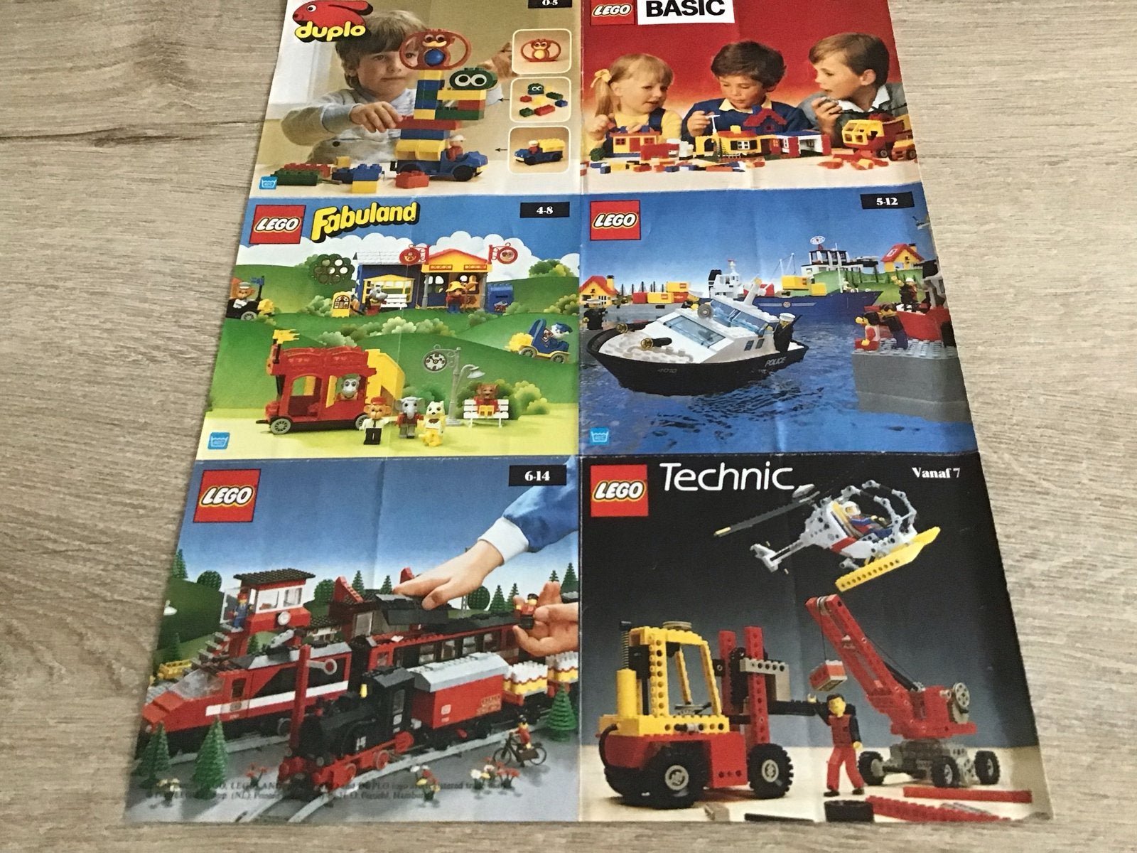 Vintage LEGO Catalogus / Folder (Jaren '80), Ophalen of Verzenden, Zo goed als nieuw, Overige merken