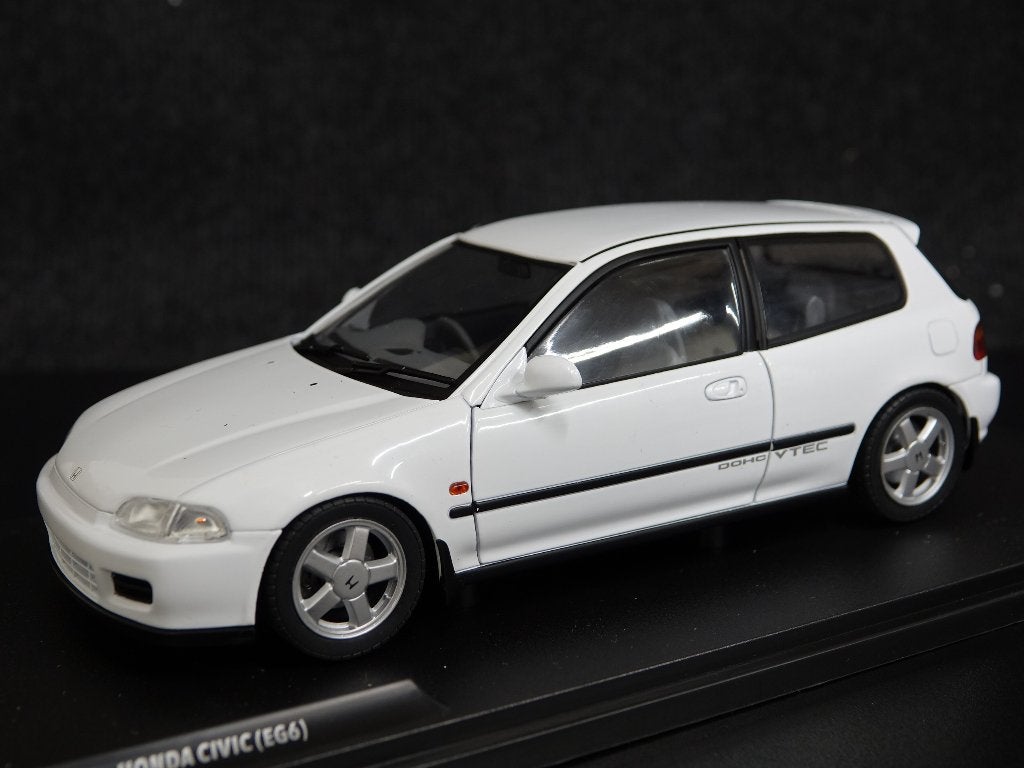 Solido 1:18 Honda Civic (EG6) 1991 wit, Hobby en Vrije tijd, Modelauto's | 1:18, Solido, Auto, Solido, Onbekend