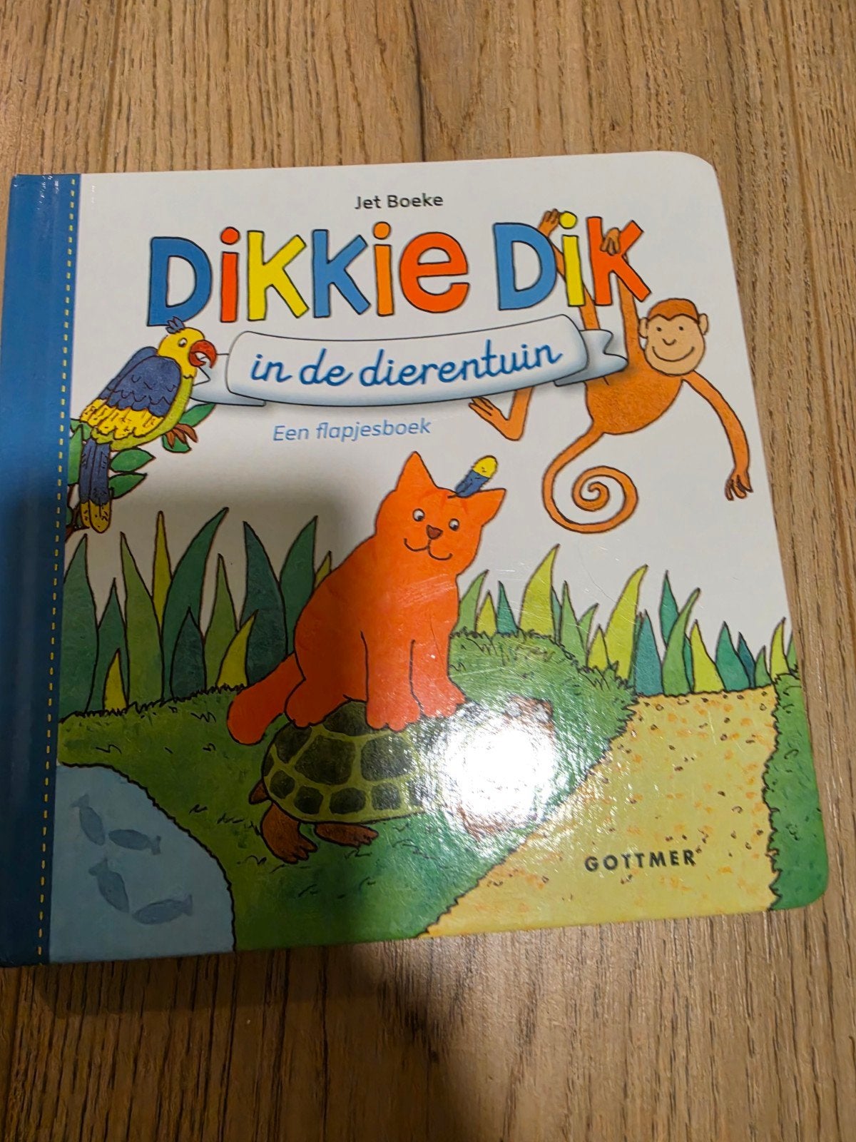 Dikkie Dik in de dierentuin - Een flapjesboek, Jongen of Meisje, Voorleesboek, Ophalen of Verzenden, Zo goed als nieuw