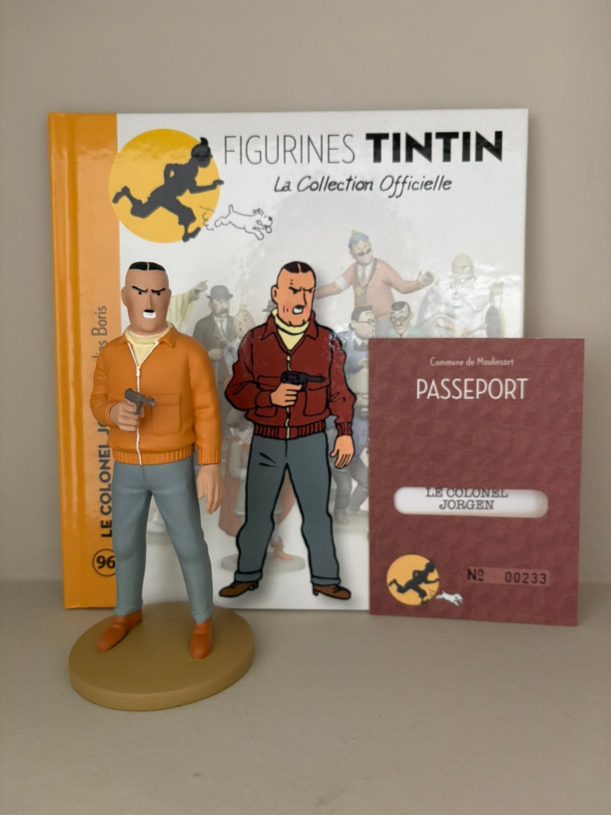 Kuifje/Tintin beeld Jörgen Boris Moulinsart, Verzamelen, Stripfiguren, Ophalen of Verzenden, Kuifje, Zo goed als nieuw, Beeldje of Figuurtje