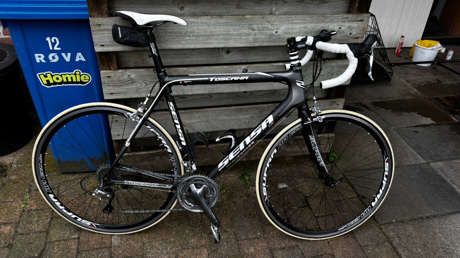 Sensa Toscana Full Carbon Racefiets Shimano 105 Maat 58, Ophalen, Gebruikt