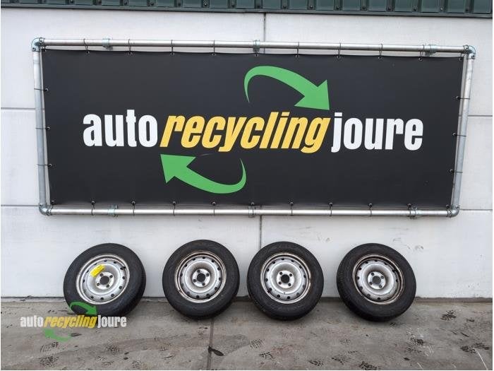 Velgen set + banden van een Citroen Berlingo, Gebruikt, -, -, 3 maanden garantie