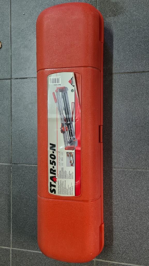 Rubi Star-50-N tegelsnijder in koffer, Ophalen of Verzenden, Gebruikt