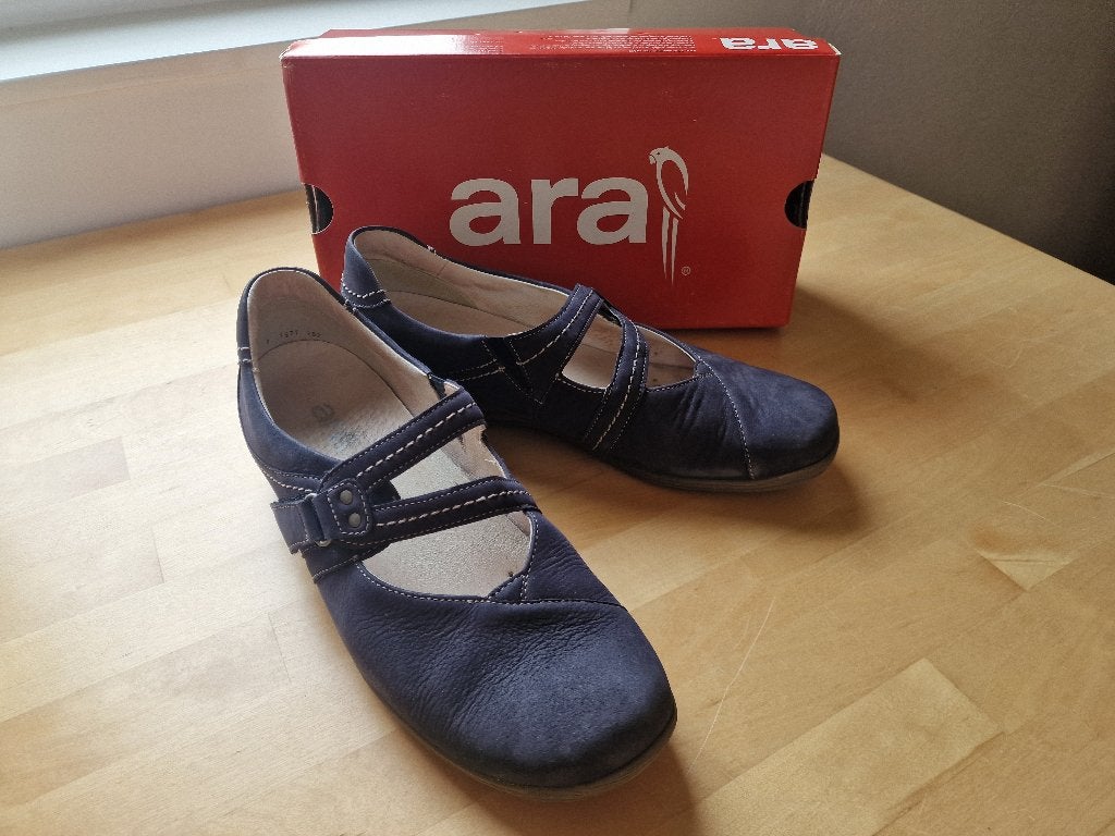 Schoenen Ara, Blauw, Gedragen, Sandalen of Muiltjes, Ophalen of Verzenden
