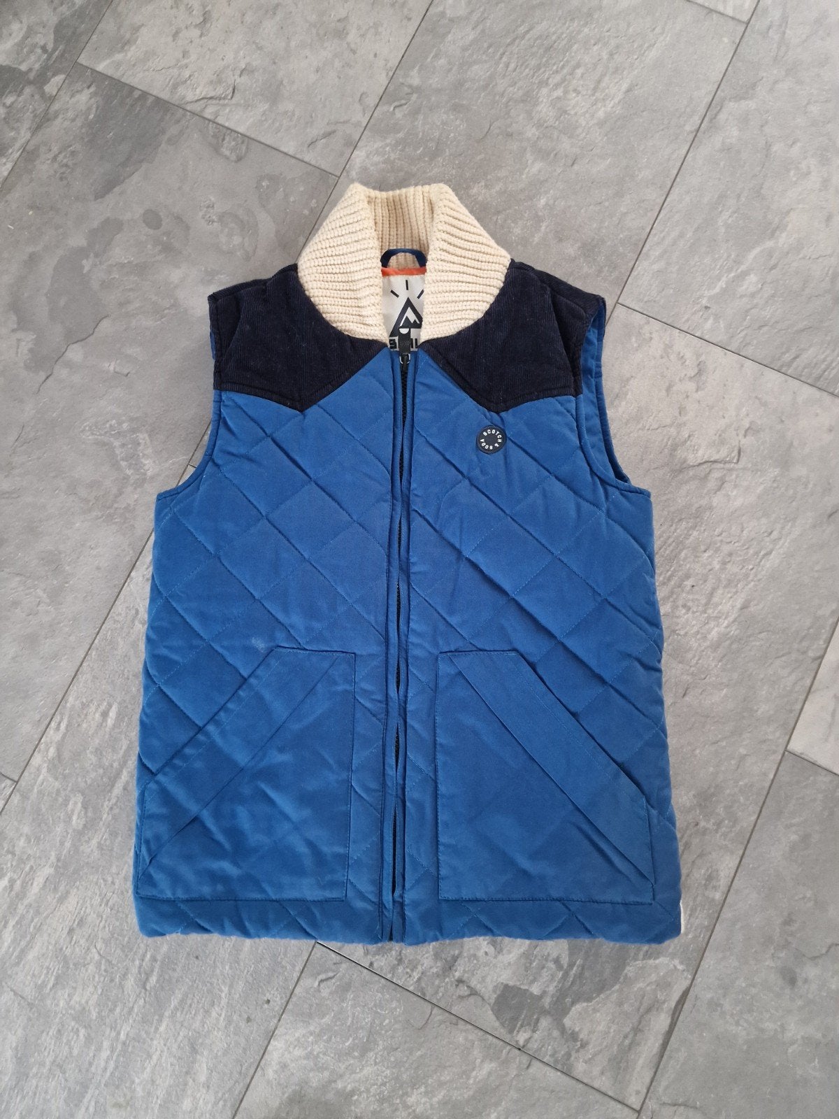 scotch en soda jongen bodywarmer blauw met oranje/wit/zwart., Onbekend, Blauw, Overige maten, Ophalen of Verzenden