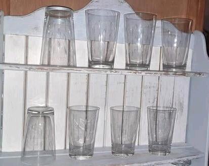 Vintage geslepen limonade glazen., Ophalen of Verzenden