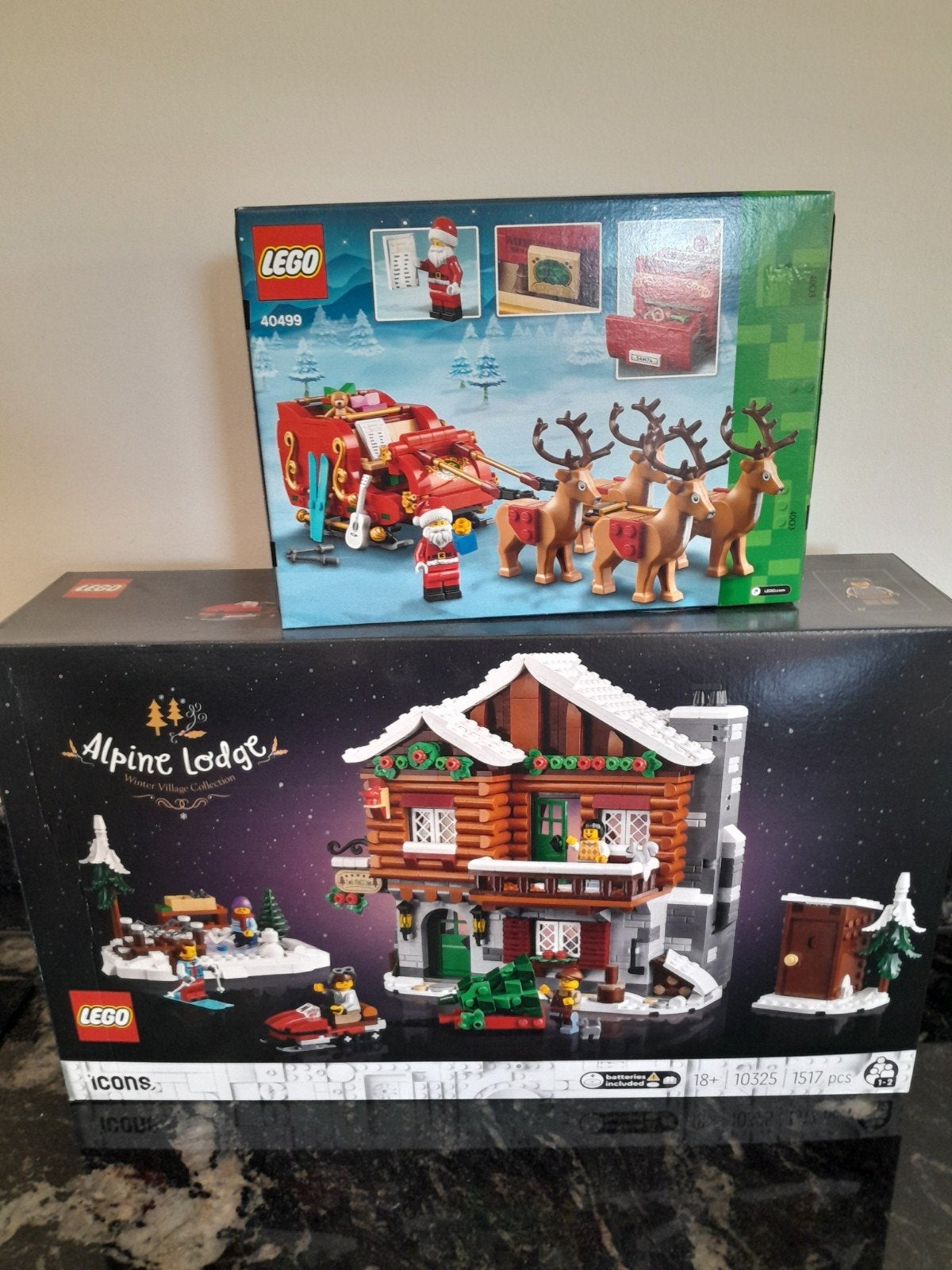 LEGO 10325 Alpine Lodge & 40499 Rendier Sleigh Set, Ophalen of Verzenden, Nieuw